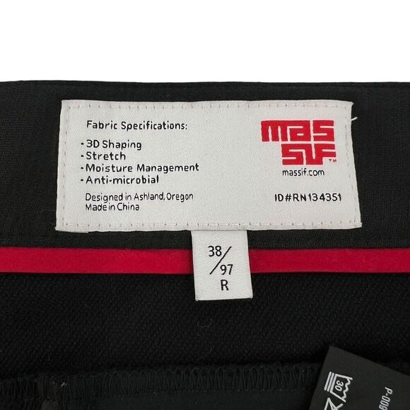 Massif Men's Tactical Stretch Softshell Pants Black 38x31 - Picture 10 of 14